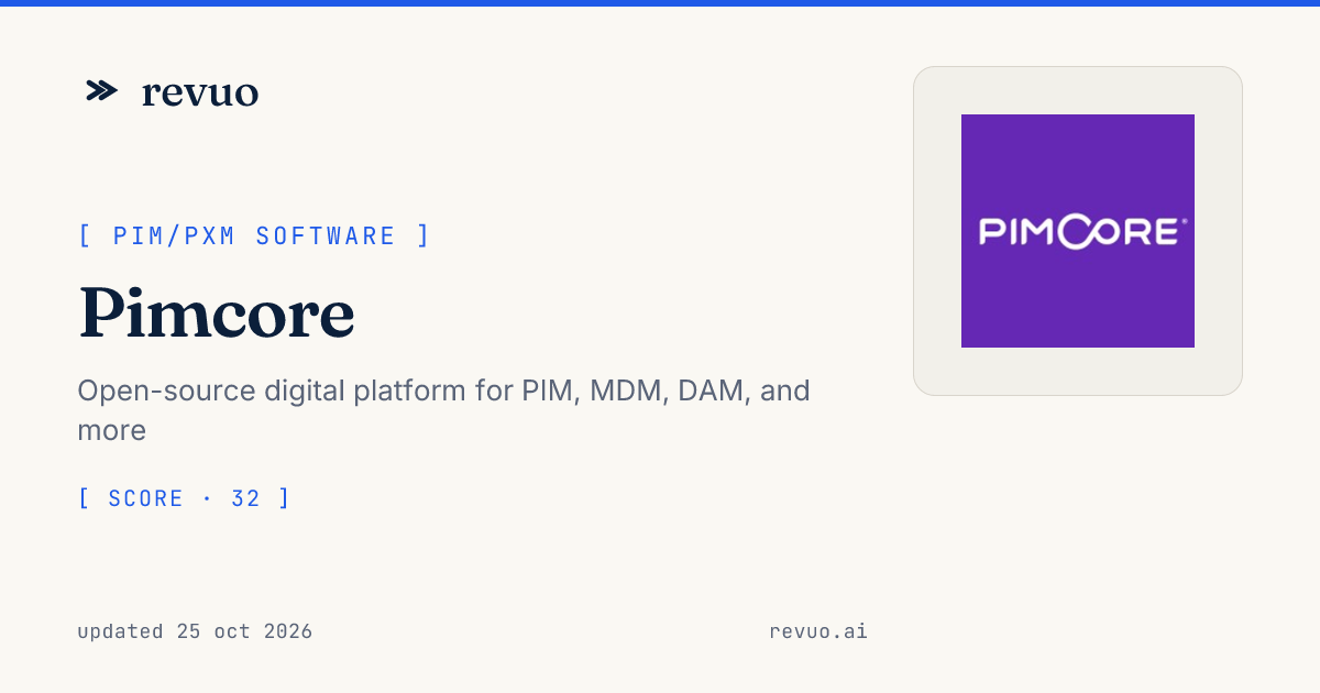 Pimcore Review (2026): Pricing, Pros & Cons
