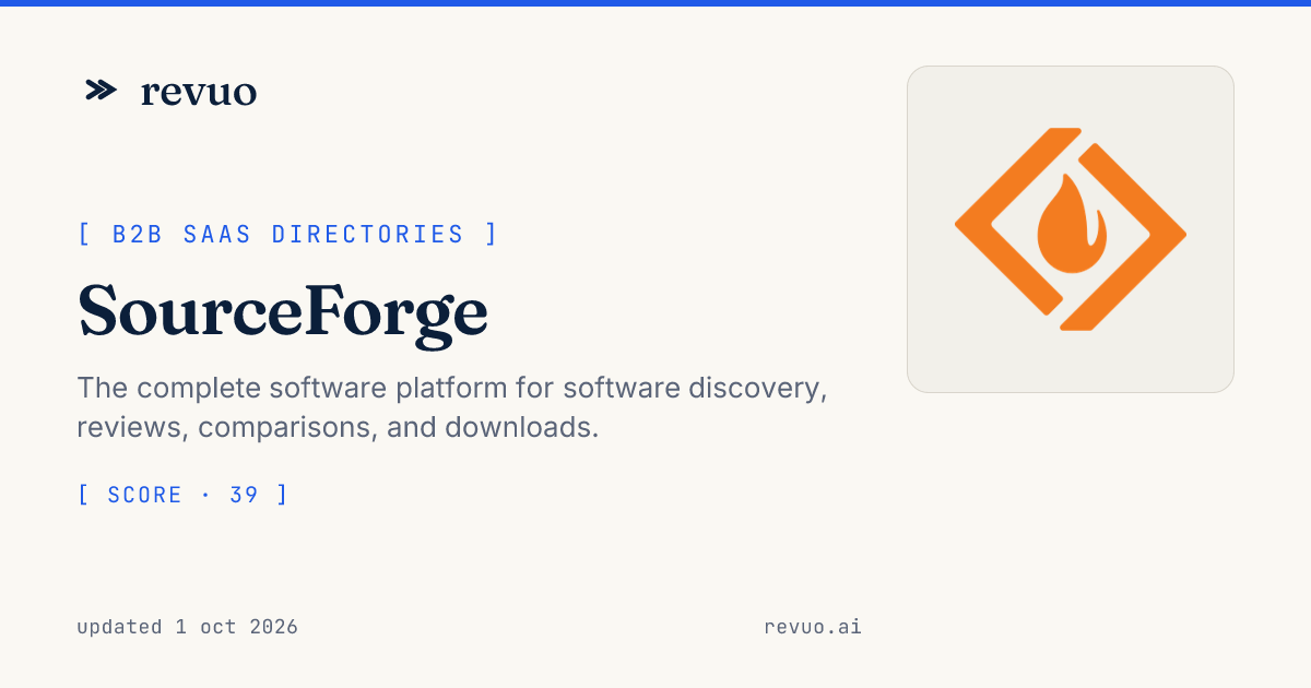 SourceForge Review (2026): Pricing, Pros & Cons